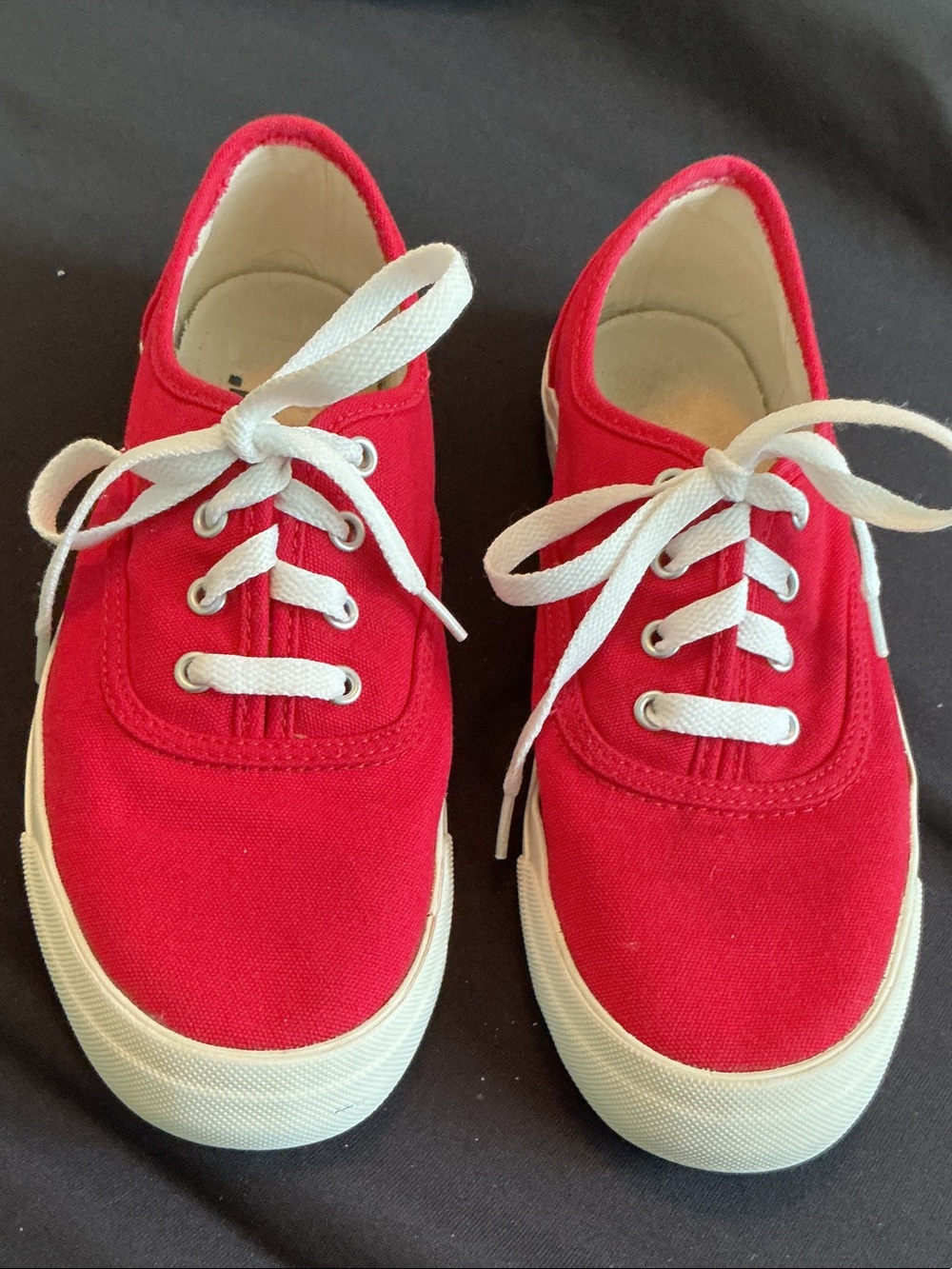 Pro Keds - Red Canvas Lace-Up Sneakers